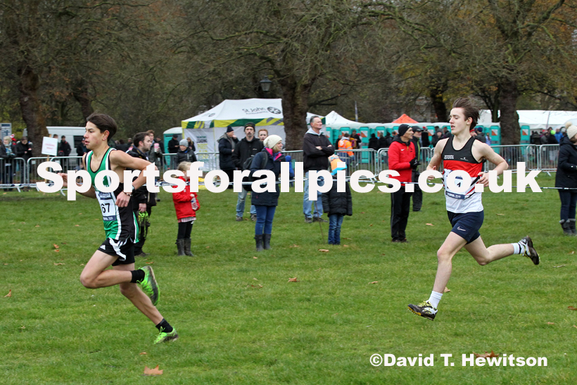 Boys under-13s, 2019 European Cross Country Trials and British Cross Challenge, Sefton Park, Liverpool.  Photo: David T. Hewitson/Sports for All Pics